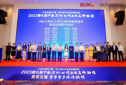 Maxvision entered the “Top 20 Board Governance among Listed Companies of Greater Bay Area in 2023”